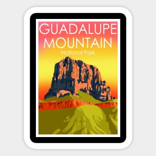 Guadalupe Mountain Sticker